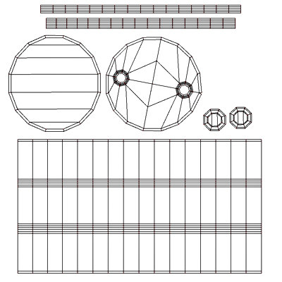 3d model 55 gallon drum