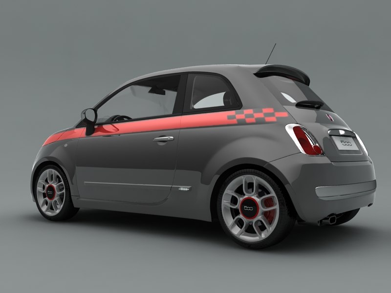 Fiat 500 Sport >> Fiat 500 Sport 3d Model Fiat 500 Sport >> Fiat 500 Sport 3d Model