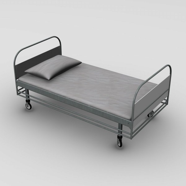 3d hospital beds model