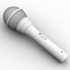 micro mic microphone obj