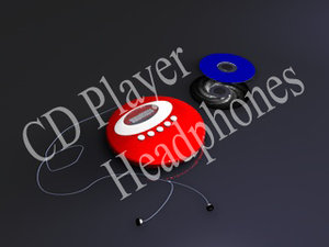 cd player 3d model