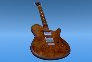 electric guitar 3d model