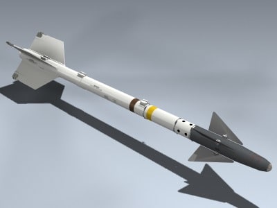 3d model aim-9d sidewinder