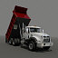 3d dump truck mack model