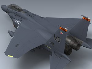 3d model f-15e strike eagle