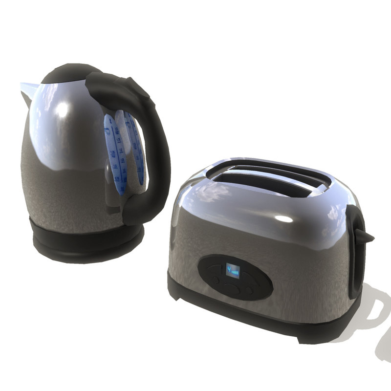 kettle and toaster set toy