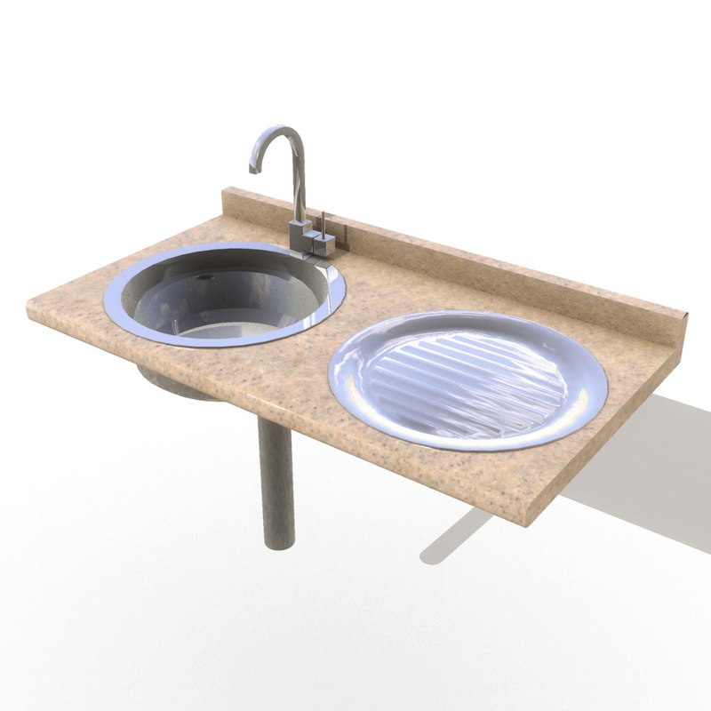 3d Kitchen Sink