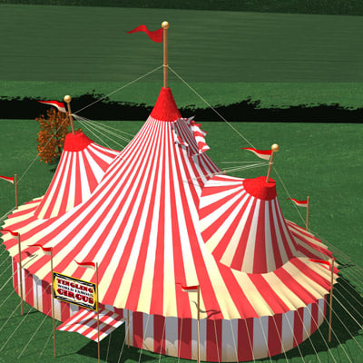 3dsmax circus tent