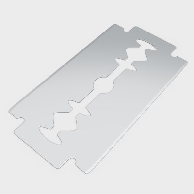 razor razorblade blade 3d model