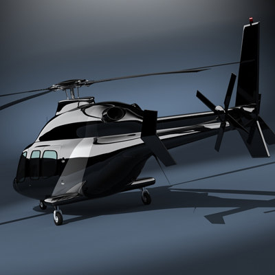 3d executive helicopter model