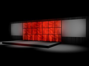 c4d corporate stage lights