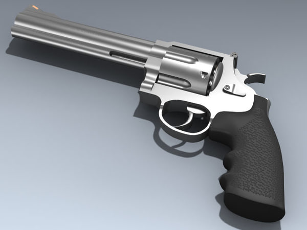 3ds Max 44 Magnum Revolver