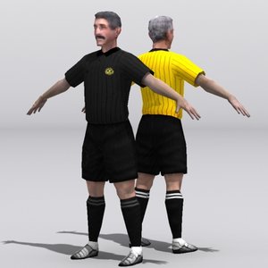 3dsmax soccer referee