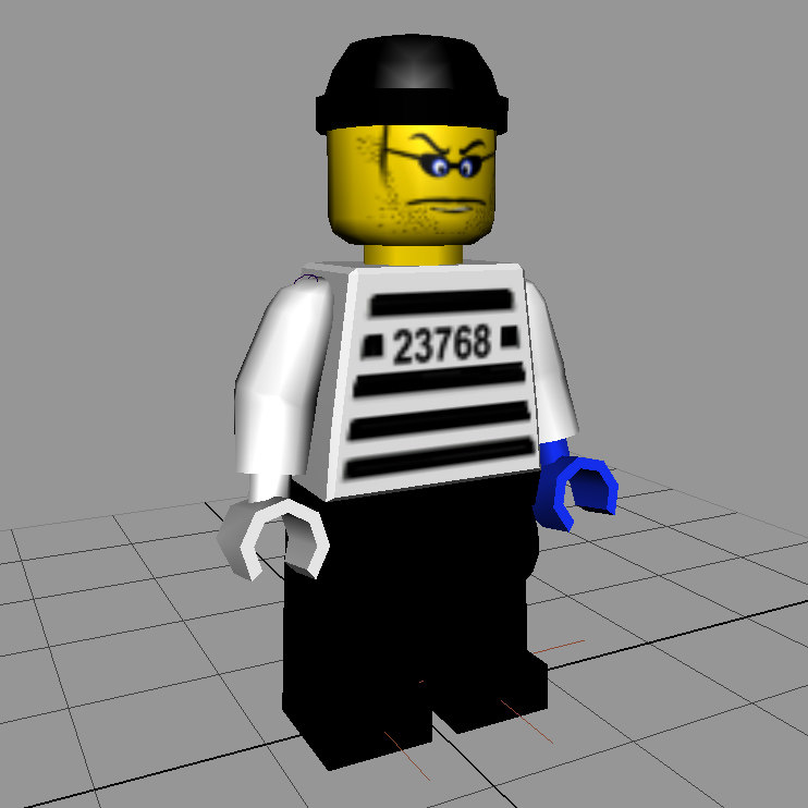 3d lego character