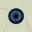 3ds max eyes human blue