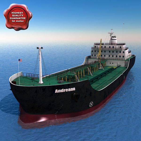 oil tanker 3d model