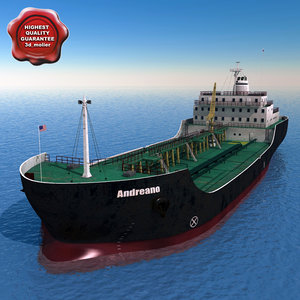 oil tanker 3d model