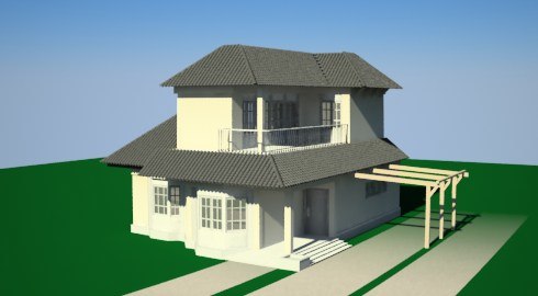 Building a 3d model house Building a 3d model house
