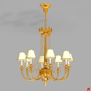 chandelier 3d model