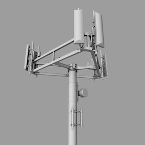 3d model communication tower