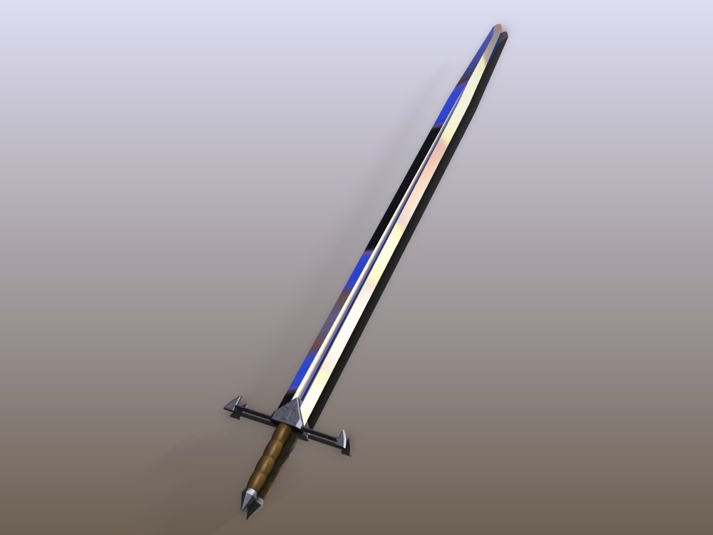 modelo 3d espada larga.SLDASM - TurboSquid 412467