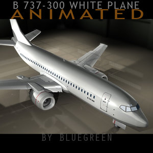 3d model 737-300 plane