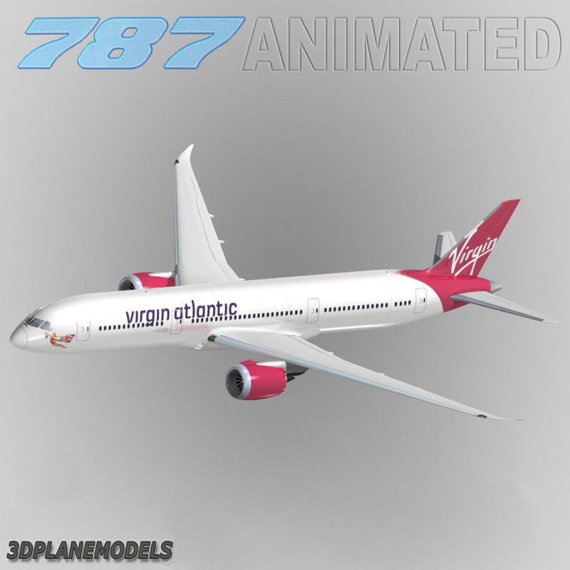 3ds b787-9 virgin atlantic airways