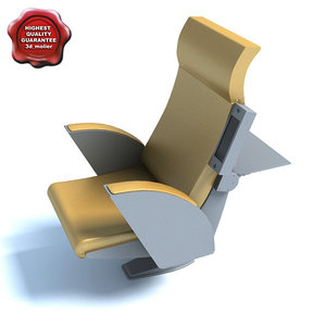 3d model conference room chair erasmus