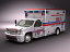 emergency ambulance concept truck 3d model