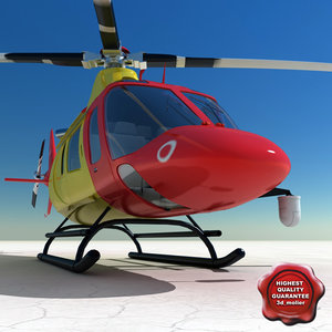 3ds max commercial helicopter a-119
