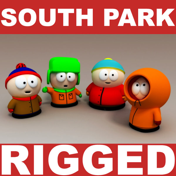 3d model south park