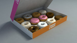 3d max box donuts