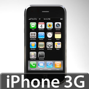 3d model apple iphone 3g