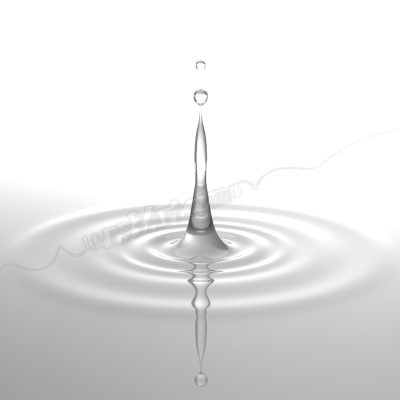 Single water drop sound effect