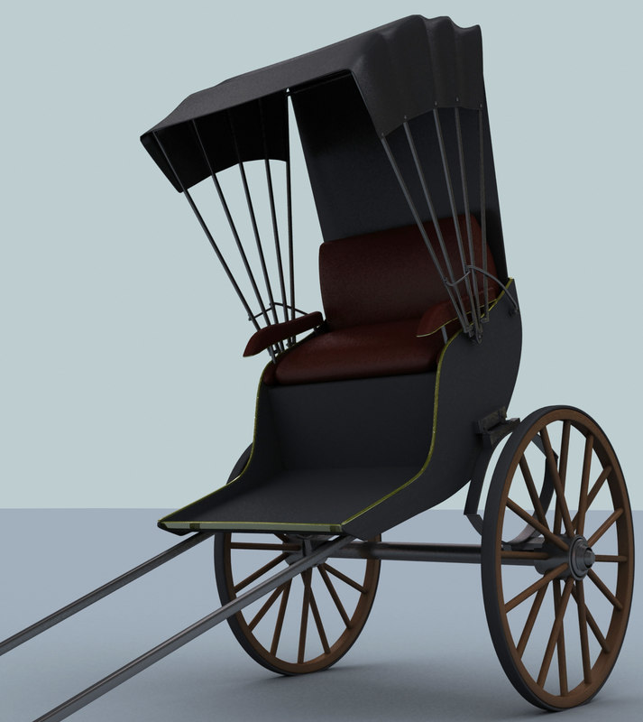 Small Old Rickshaw
