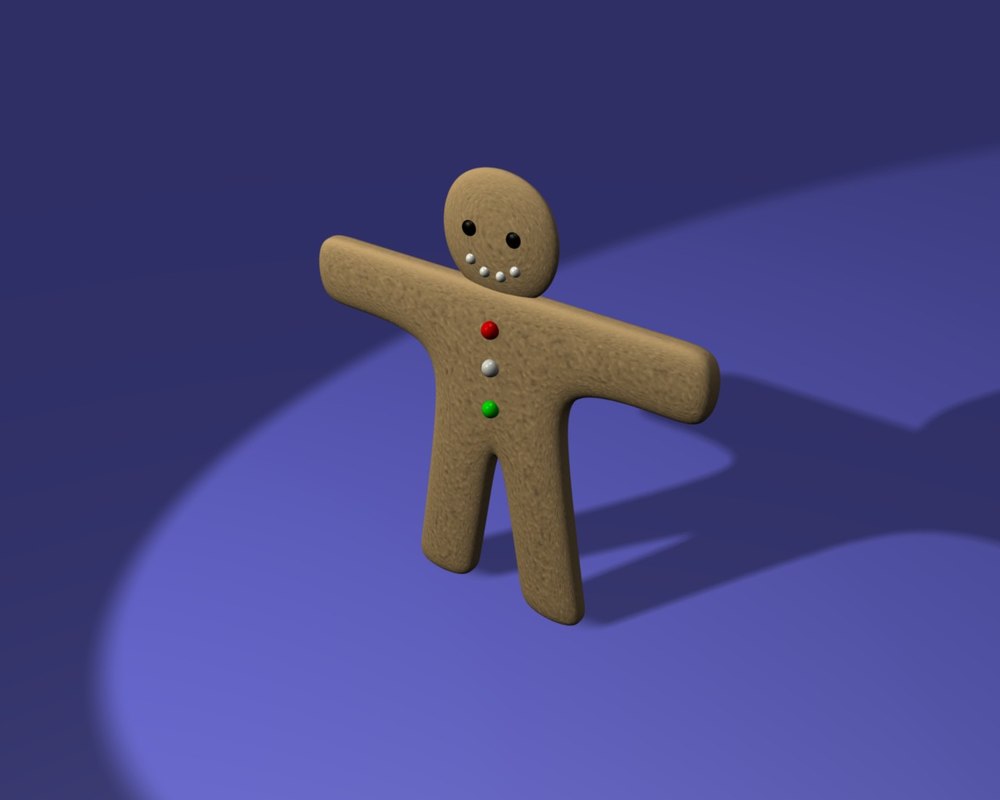 ginger bread man soft toy