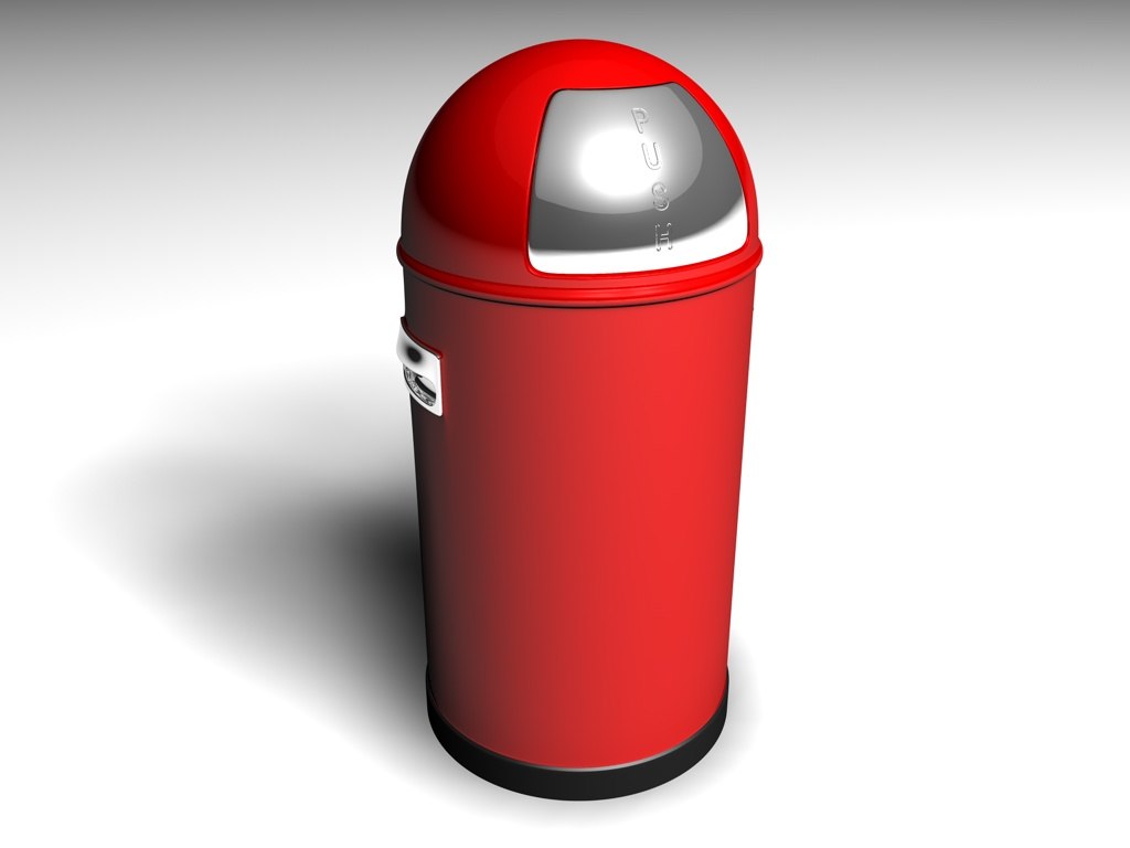 litter box trash can