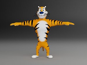 3ds max tiger character