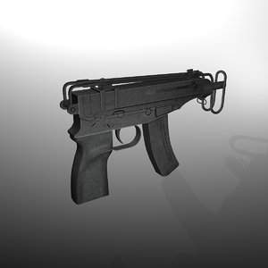 3d skorpion vz 61 submachine gun