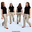 3d animations 8 pre-animated people casual model