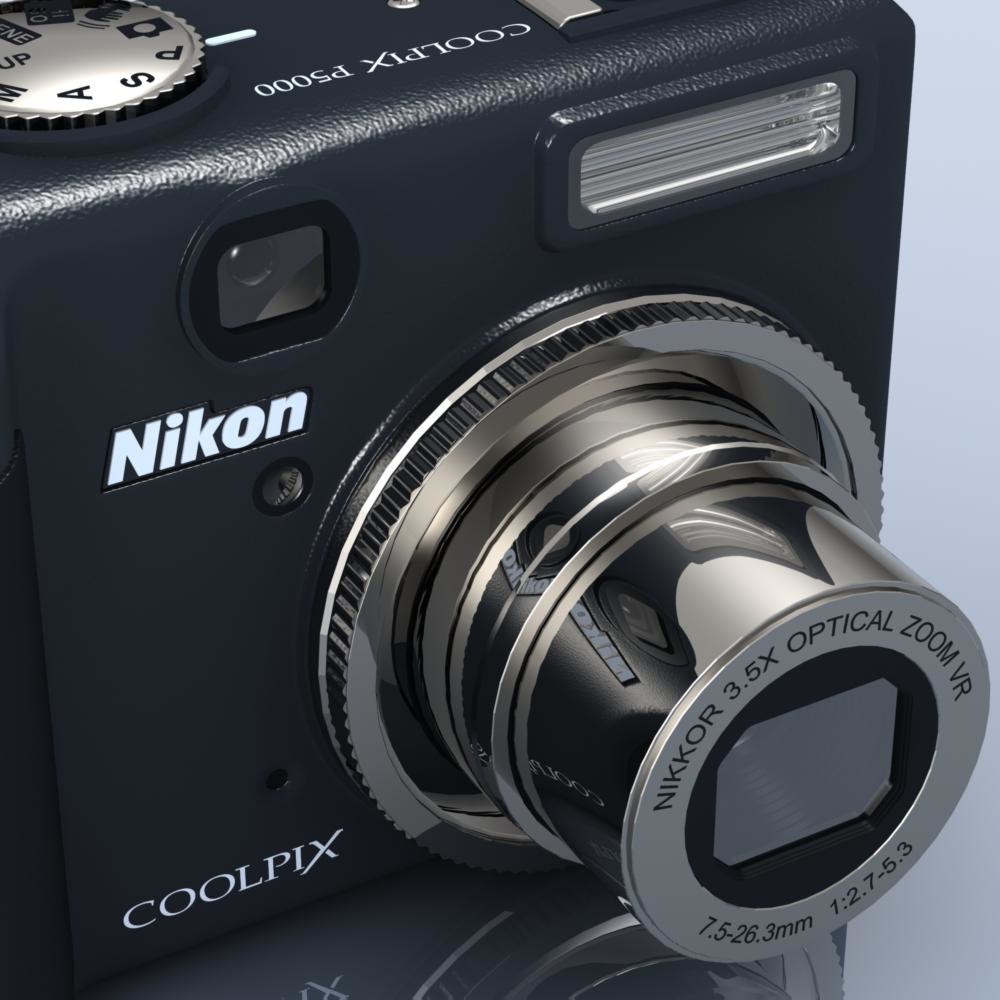 Nikon Coolpix P5000 – Compact 10MP – Zoom 3.5x – Occasion Avec Chargeur, Batterie