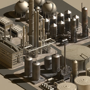 3d oil refinery