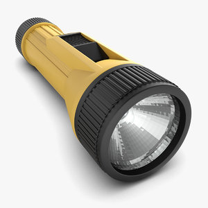 flash light flashlight 3d model