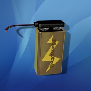 battery clips 3d model
