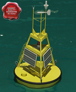 3d meteorological buoy model