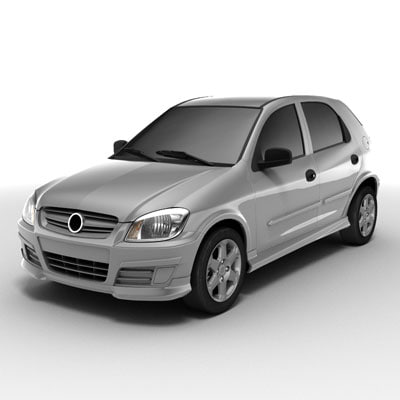 chevrolet celta 3d model