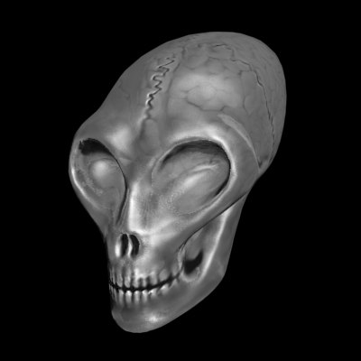 crystal alien skull 3ds