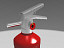 3d medium sized extinguisher