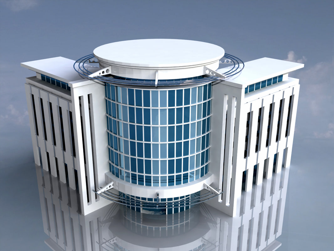 3d building skyscraper model