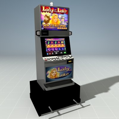 Slot machine 3d model